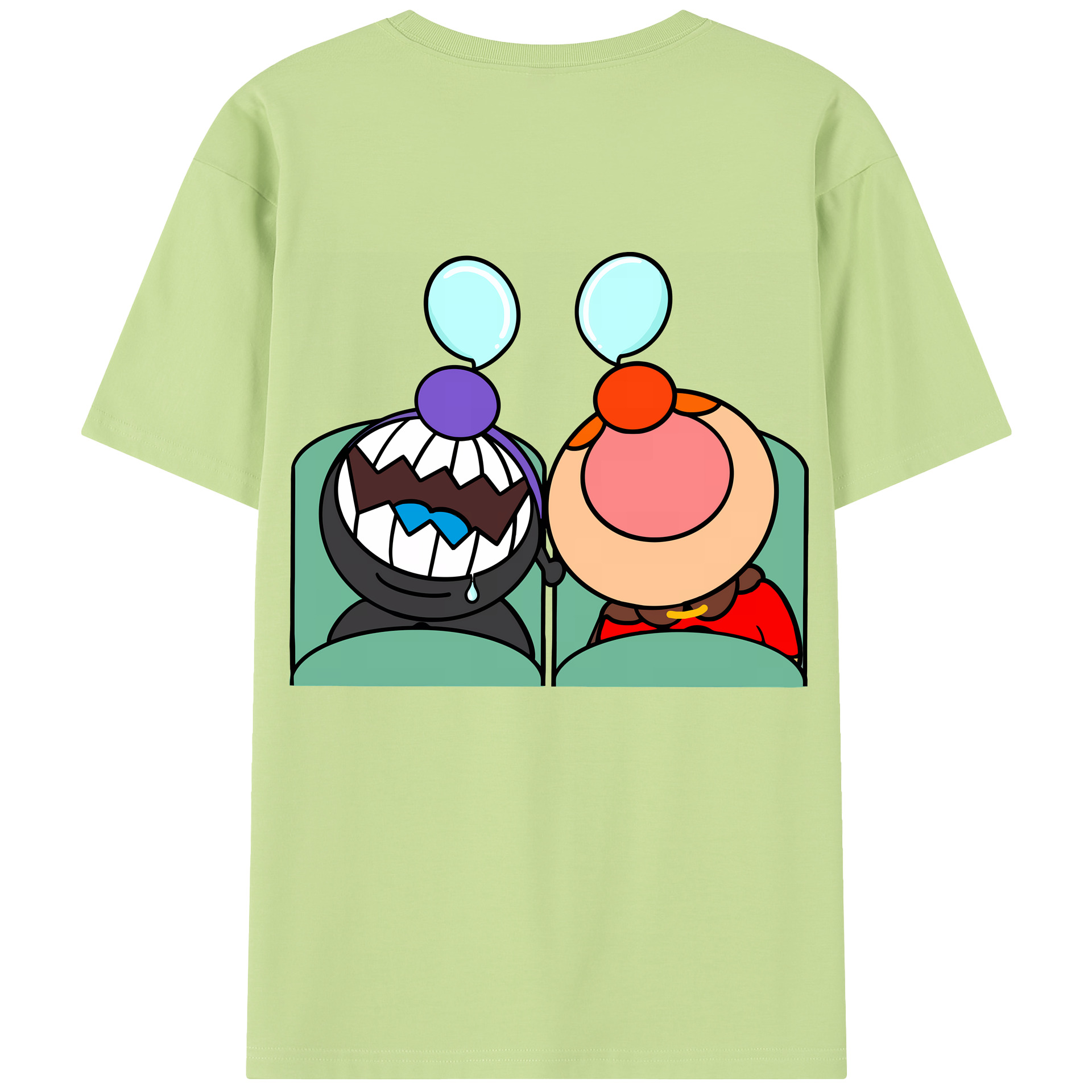 （画像用） アンパンマン Anpanman 綿100％半袖Tシャツ（背面プリント）